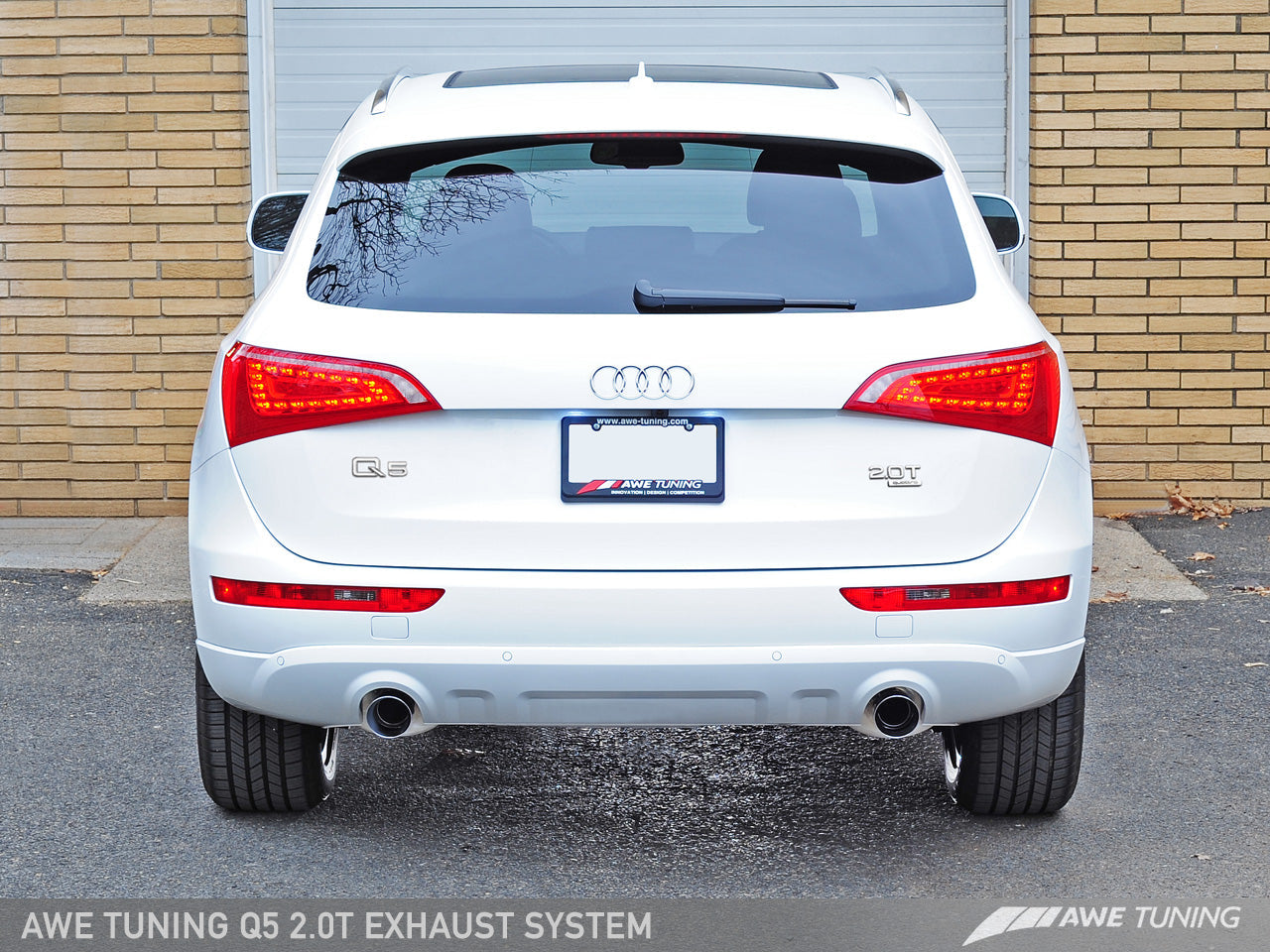 AWE Tuning Touring Edition Exhaust With Polished Silver Tips - 2011-2017 Audi 8R Q5 2.0T - STREETUNED