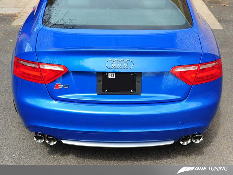 AWE Tuning Touring Edition Exhaust System With Polished Silver Tips - 2008-2012 Audi B8 S5 4.2L - STREETUNED