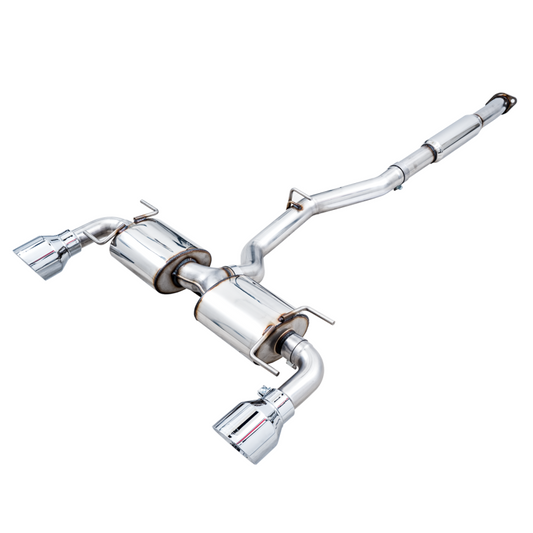 AWE Tuning Touring Edition Cat-Back Exhaust with Chrome Silver Tips - 2022-2024 Subaru BRZ/Toyota GR86/Toyota 86 - STREETUNED
