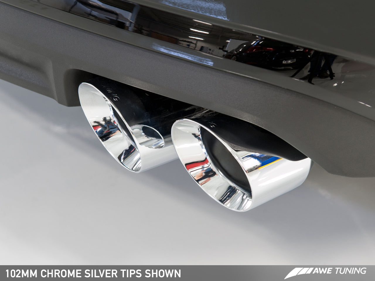 AWE Tuning Touring Edition Exhaust With Quad Outlet Chrome Silver Tips - 2016-2018 Audi C7.5 A7 3.0T - STREETUNED