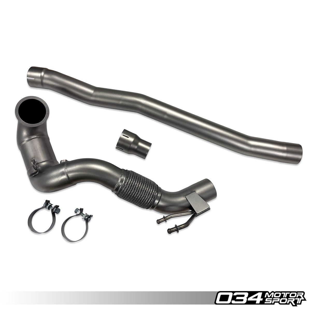 034 Motorsport Cast Stainless Steel Racing Downpipe, 8V Audi A3/S3 & MkVII Volkswagen Golf R - T1 Motorsports