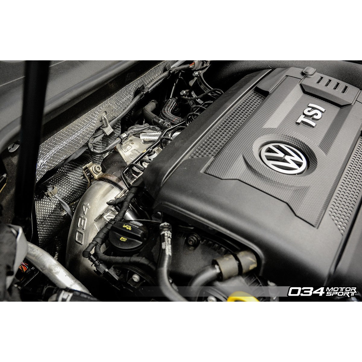 034 Motorsport Cast Stainless Steel Racing Downpipe, 8V Audi A3/S3 & MkVII Volkswagen Golf R - T1 Motorsports