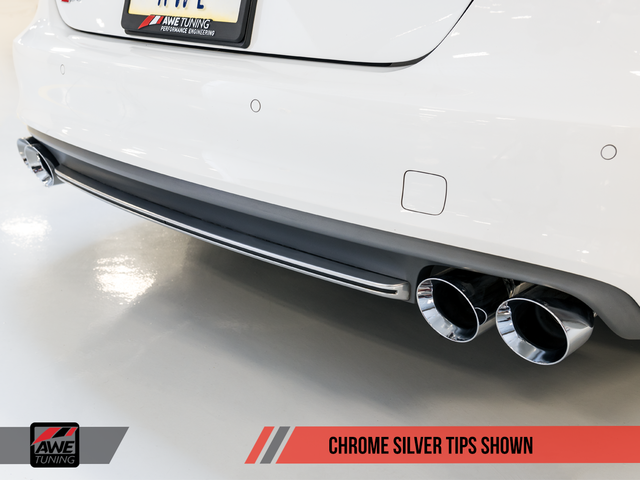 AWE Tuning Touring Edition Exhaust With Polished Silver Tips - 2013-2018 Audi C7 / C7.5 S7 4.0T - STREETUNED