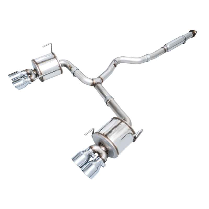 AWE Tuning Touring Edition Exhaust with Chrome Silver Tips - 2022-2024 Subaru WRX (VB) - STREETUNED
