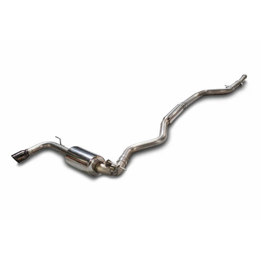 AWE Tuning Touring Exhaust w/ Performance Midpipe with Chrome Silver Tip (102mm) - 2013-2018 BMW F30 320i - STREETUNED