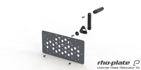 Rho-Plate V2 License Pate Relocator - 2016-2019 Volkswagen Golf Sportwagen (MK7/7.5) / Golf Alltrack (MK7.5)