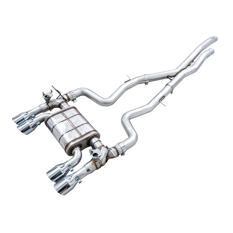 AWE Tuning SwitchPath Catback Exhaust With Chrome Silver Tips For BMW 2015-2020 F8X M3/M4 - STREETUNED