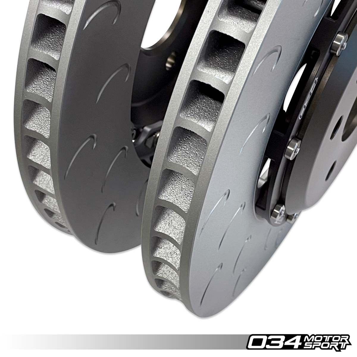 034 Motorsport 2-Piece Floating Front Brake Rotor Upgrade Kit for the Audi B8 & B8.5 S4/S5 - T1 Motorsports