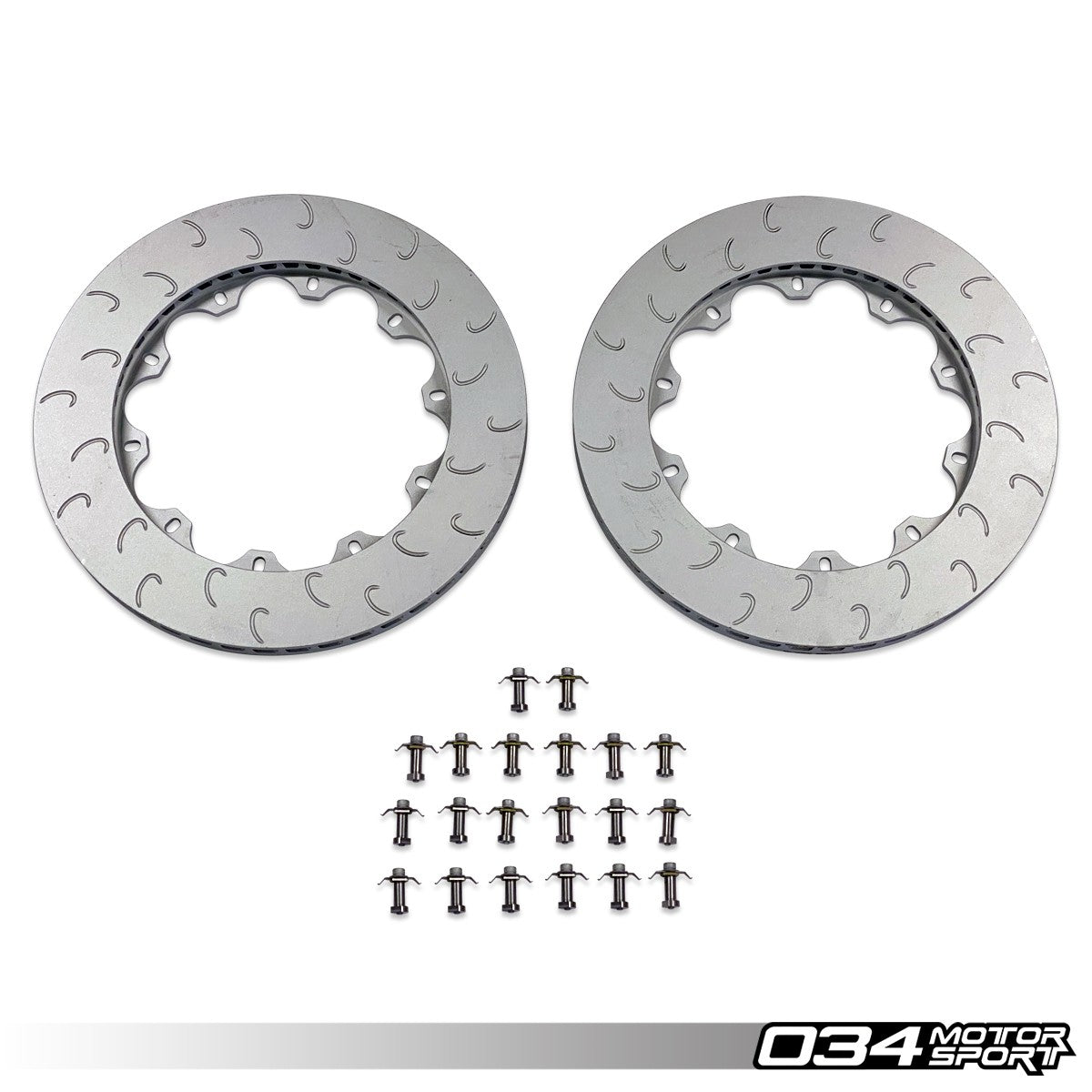 034 Motorsport Rotor Ring Set, 350mm, Rear MQB VW & Audi - T1 Motorsports