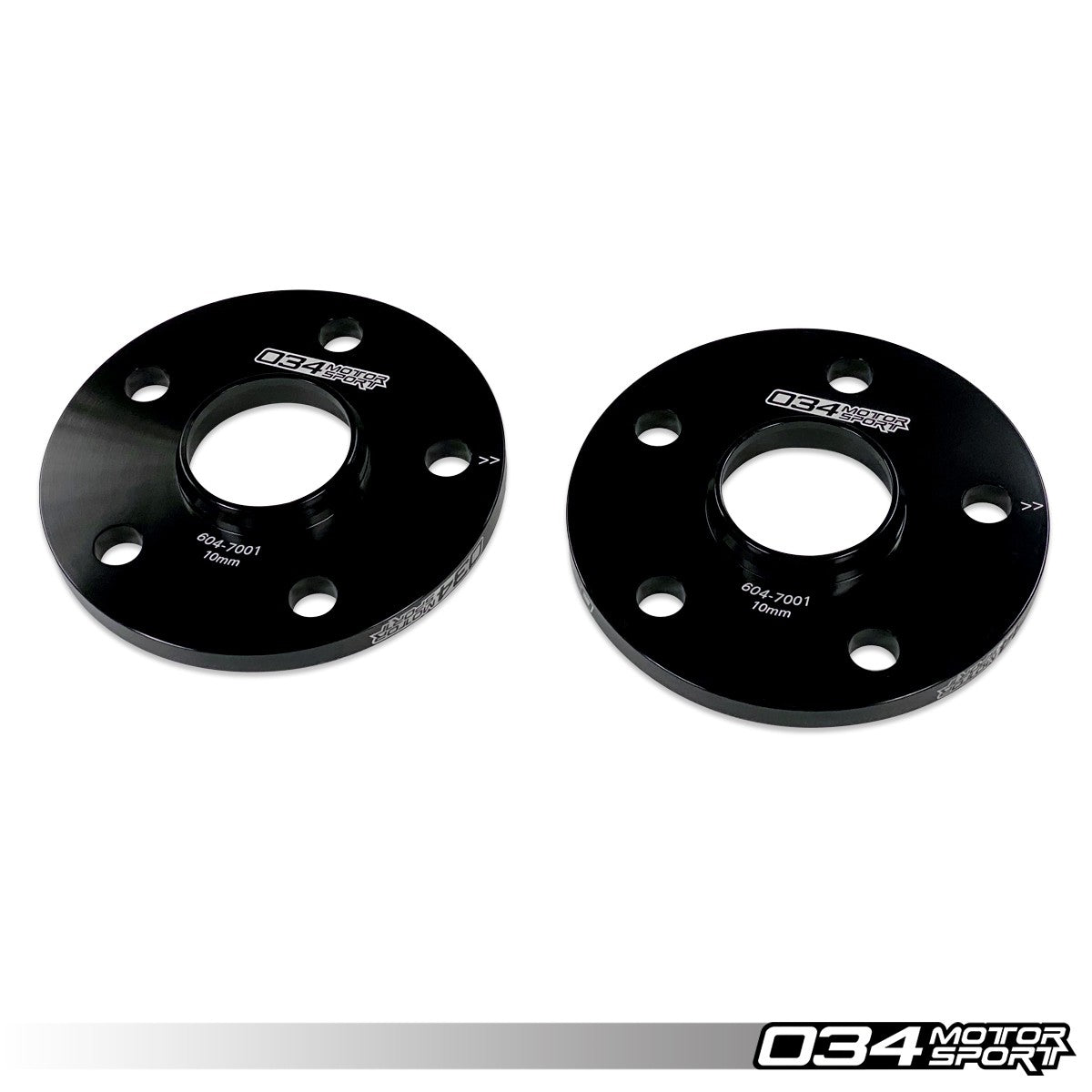 034 Motorsport Wheel Spacer Pair, 10mm, Audi/ Volkswagen 5x112mm with 57.1mm Center Bore - T1 Motorsports