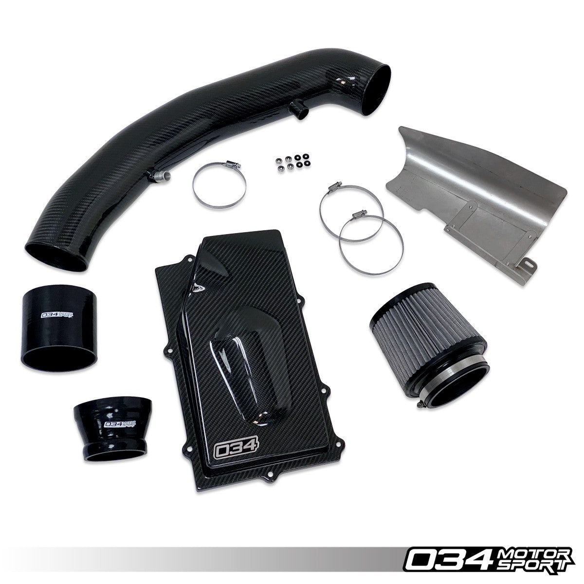 X34 4” Carbon Fiber Closed-Top Cold Air Intake System, Audi 8S TTRS and 8V.5 RS3 - T1 Motorsports