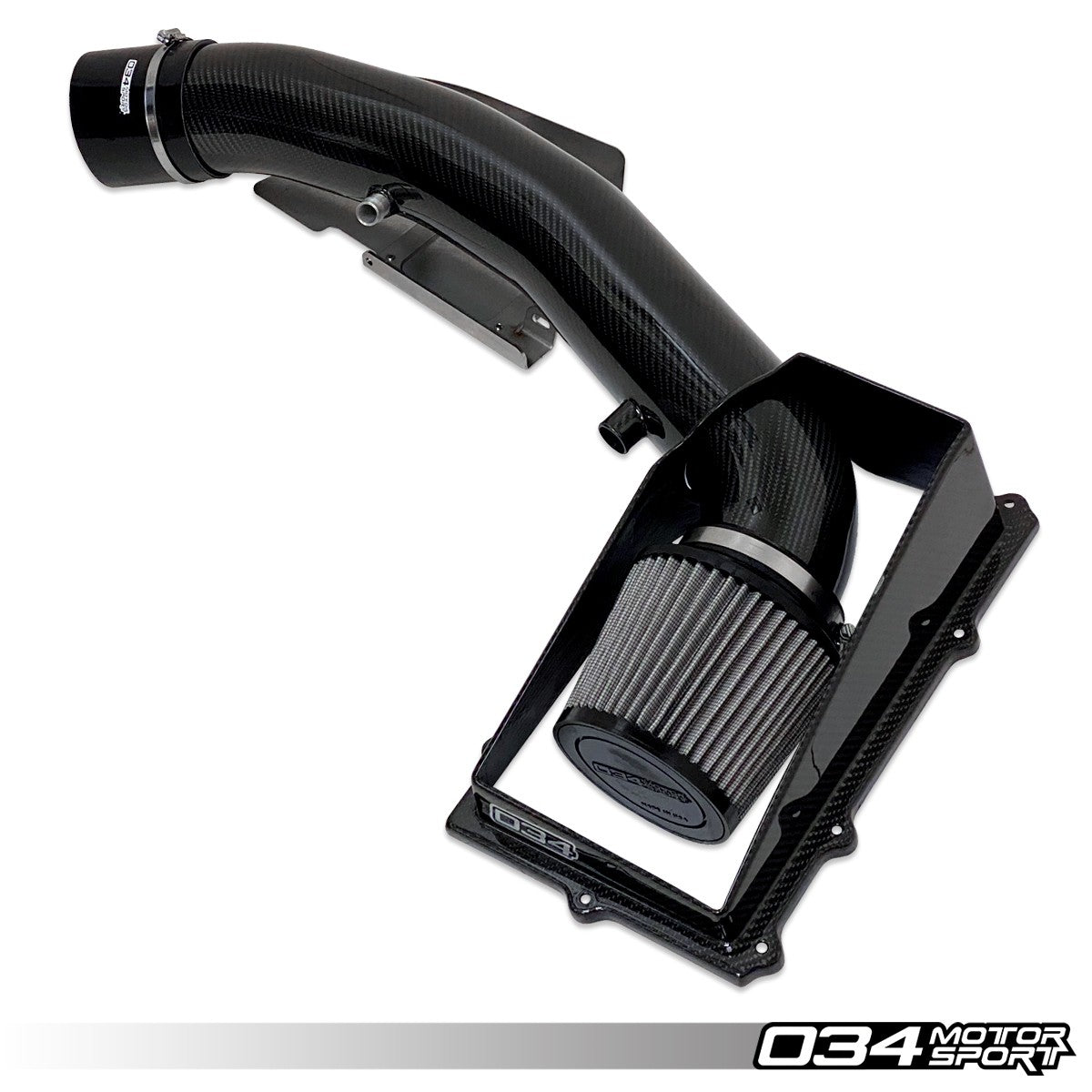 034 Motorsport X34 4” Carbon Fiber Open-Top Upper Intake, Audi 8S TTRS and 8V.5 RS3 - T1 Motorsports