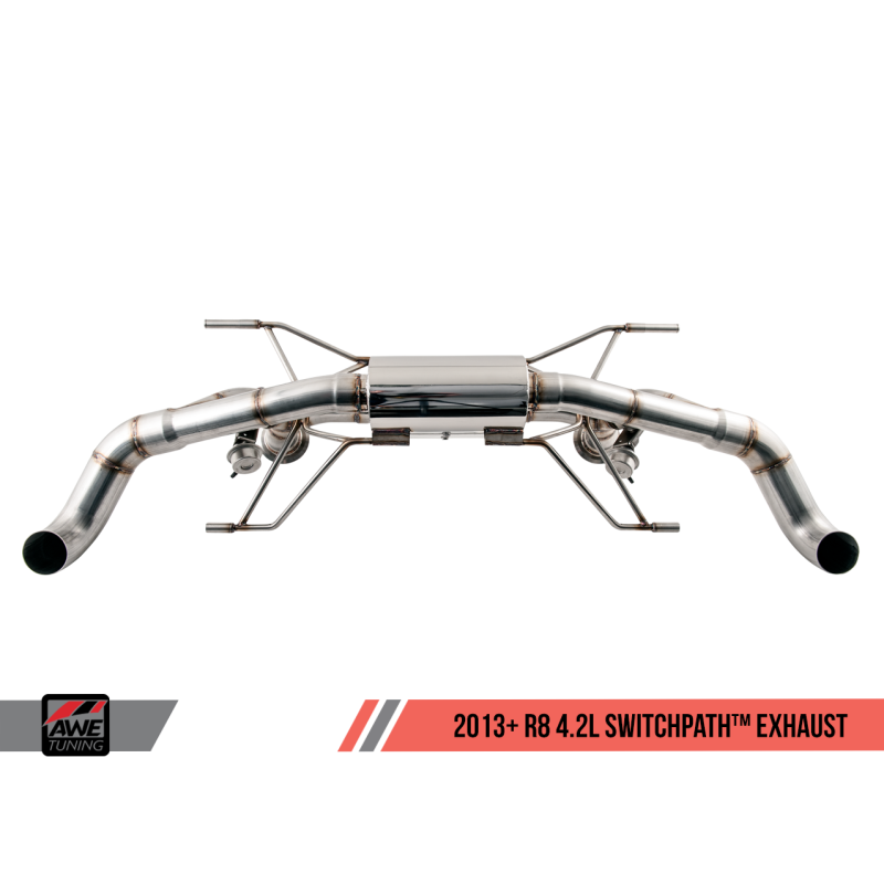 AWE Tuning Audi R8 4.2L Coupe SwitchPath Exhaust (2014+) - STREETUNED