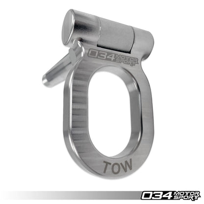 Motorsport Stainless Steel Tow Hook - 145mm for Audi B8/B8.5 - T1 Motorsports
