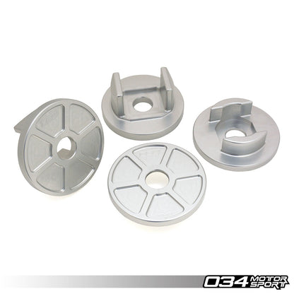 Billet Aluminum Rear Subframe Mount Insert Kit, B8/B8.5 Audi S4/RS4, S5/RS5, Allroad, Q5/SQ5 - T1 Motorsports
