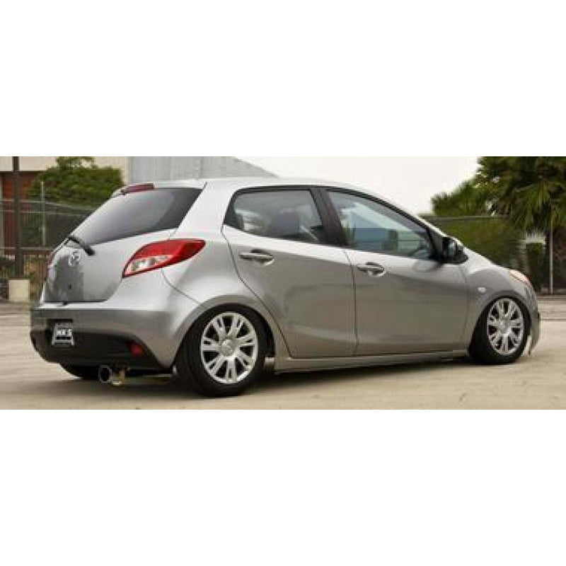 HKS Silent Hi-Power Rear Section ONLY Exhaust w/ External Resonator - 2011-2014 Mazda 2