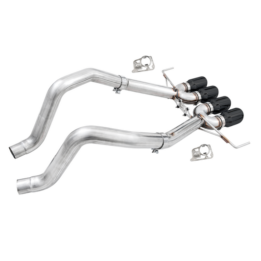 AWE Tuning Track Edition Axleback Exhaust w/Black Tips - 2014-2019 Chevrolet Corvette Z06/ZR1 (C7) - STREETUNED