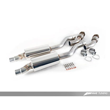 AWE Tuning Audi B8 / C7 3.0T Resonated Downpipes for S4 / S5 / A6 / A7 - STREETUNED
