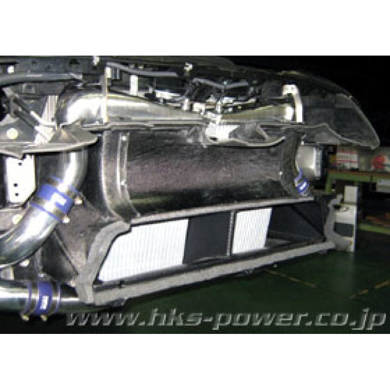 HKS R-Type Intercooler Kit with Shroud - 2009-2021 Nissan R35 GTR
