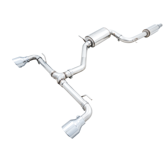 AWE Tuning Touring Edition Exhaust with Chrome Silver Tips - 2022-2024 Volkswagen MK8 GTI - STREETUNED