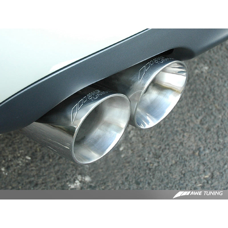 AWE Tuning Audi B7 S4 Track Edition Exhaust - Polished Silver Tips - STREETUNED