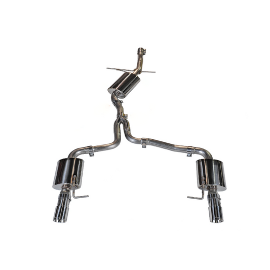 AWE Tuning Audi B8.5 All Road Touring Edition Exhaust - Dual Outlet Diamond Black Tips - STREETUNED