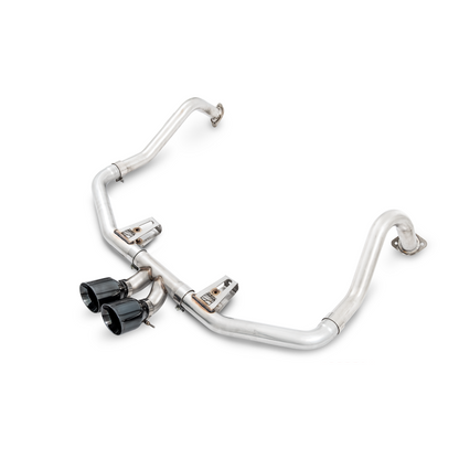 AWE Tuning Track Edition Exhaust with Diamond Black Tips - 2017-2021 Porsche 718 Boxster/Cayman - STREETUNED