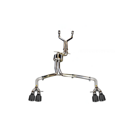 AWE Tuning Audi C7 / C7.5 S6 4.0T Track Edition Exhaust - Diamond Black Tips - STREETUNED