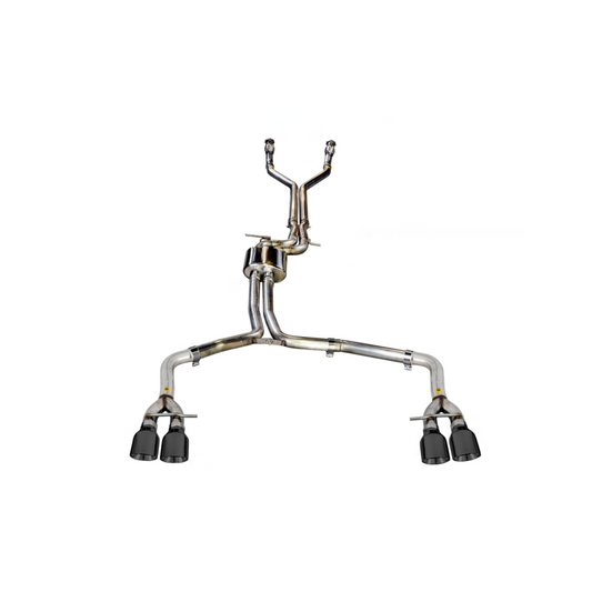 AWE Tuning Audi C7 / C7.5 S6 4.0T Track Edition Exhaust - Diamond Black Tips - STREETUNED