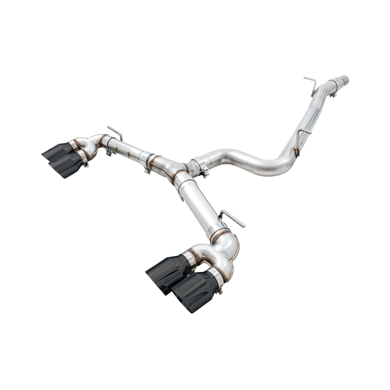 AWE Tuning Track Edition Exhaust w/Diamond Black Tips 102mm - 2015-2019 Volkswagen MK7.5 Golf R - STREETUNED
