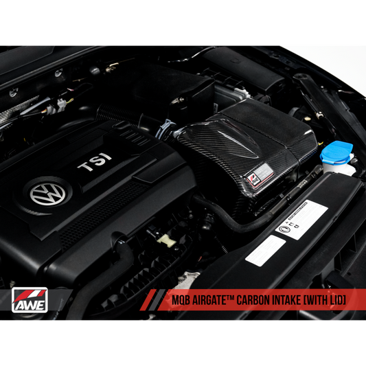 AWE Tuning Audi / Volkswagen MQB/Golf R AirGate Carbon Fiber Intake Lid - STREETUNED