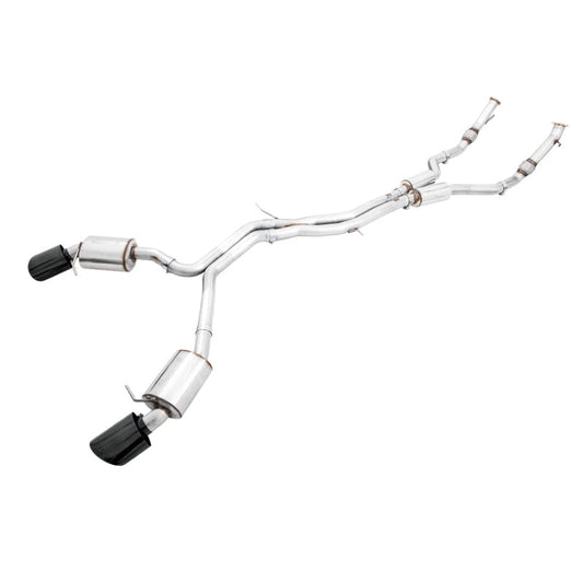 AWE Tuning Audi B9 RS 5 2.9L (Res.For Performance Cat) Touring Edition Exhaust w/ Diamond Black Tips - STREETUNED