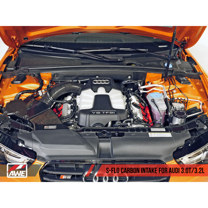 AWE Tuning Audi S-FLO Carbon Intake for B8 3.0T / 3.2L - STREETUNED