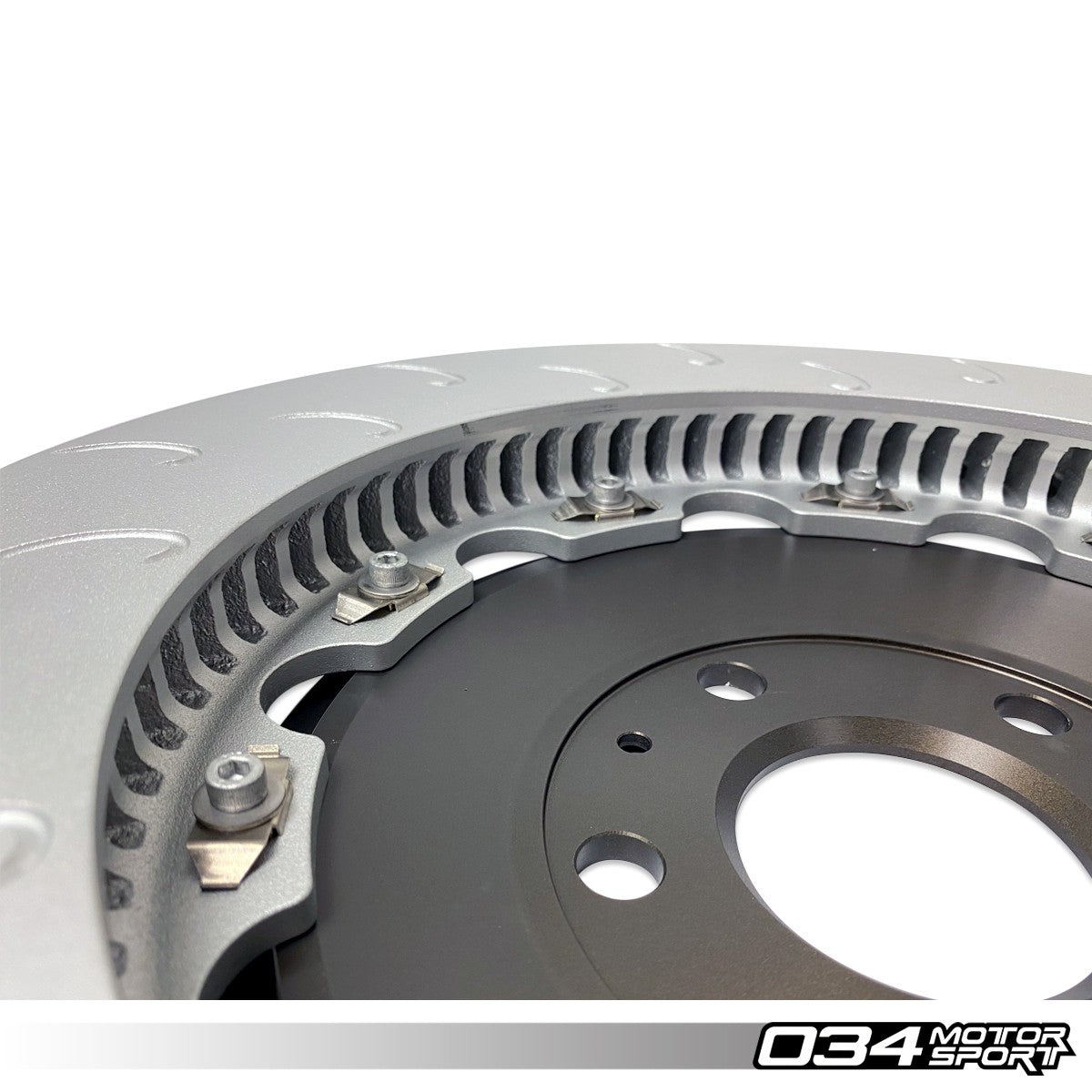034 Motorsport 370mmx34mm 2-Piece Floating Front Brake Rotor Upgrade Kit, 8V.5 Audi RS3 - T1 Motorsports