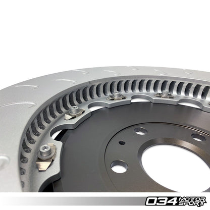 034 Motorsport 370mmx34mm 2-Piece Floating Front Brake Rotor Upgrade Kit, 8V.5 Audi RS3 - T1 Motorsports