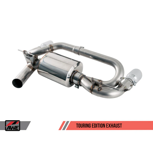 AWE Tuning BMW F22 M235i / M240i Touring Edition Axle-Back Exhaust - Chrome Silver Tips (102mm) - STREETUNED