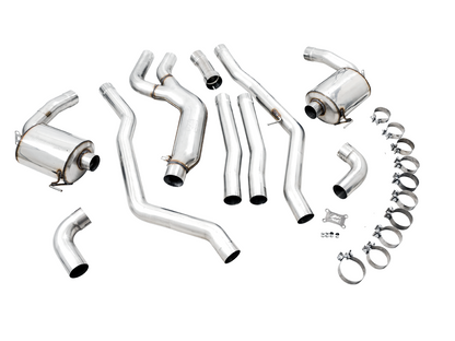AWE Tuning Non-Resonated Touring Edition Exhaust - 2019-2024 BMW M340i/M440i (G20) (Use OE Tips) - STREETUNED