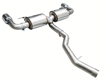 AWE Tuning Touring Edition Axleback Exhaust with Chrome Silver Tips - 2019-2024 BMW G2X 330i / 2021-2024 BMW G2X 430i Base - STREETUNED
