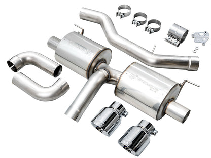 AWE Tuning Touring Edition Axleback Exhaust with Chrome Silver Tips - 2019-2024 BMW G2X 330i / 2021-2024 BMW G2X 430i Base - STREETUNED