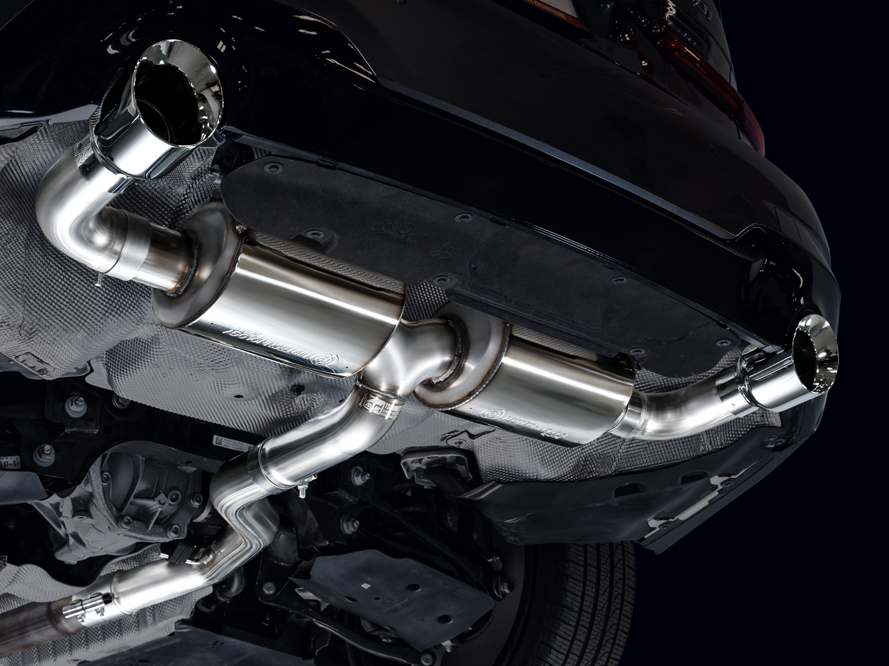 AWE Tuning Touring Edition Axleback Exhaust with Chrome Silver Tips - 2019-2024 BMW G2X 330i / 2021-2024 BMW G2X 430i Base - STREETUNED