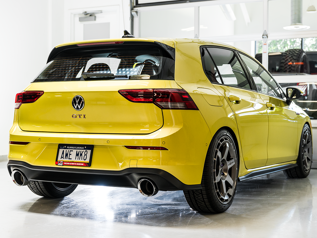 AWE Tuning Track Edition Exhaust with Chrome Silver Tips - 2022-2024 Volkswagen MK8 GTI - STREETUNED