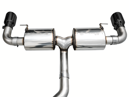 AWE Tuning Touring Edition Axleback Exhaust with Diamond Black Tips - 2019-2024 BMW G2X 330i / 2021-2024 G2X BMW 430i Base - STREETUNED