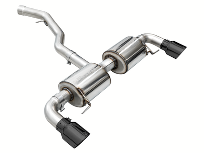 AWE Tuning Touring Edition Axleback Exhaust with Diamond Black Tips - 2019-2024 BMW G2X 330i / 2021-2024 G2X BMW 430i Base - STREETUNED