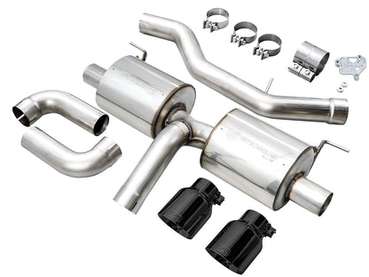 AWE Tuning Touring Edition Axleback Exhaust with Diamond Black Tips - 2019-2024 BMW G2X 330i / 2021-2024 G2X BMW 430i Base - STREETUNED
