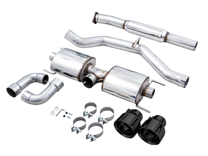 AWE Tuning Touring Edition Catback Exhaust with Diamond Black Tips - 2022-2024 Subaru BRZ/Toyota GR86 - STREETUNED