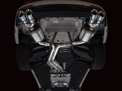 AWE Tuning Touring Edition Exhaust With Chrome Silver Tips - 2019-2023 Audi C8 S6/S7 - STREETUNED