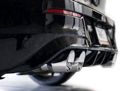 AWE Tuning Track Edition Quad Exhaust with Chrome Silver Tips - 2022-2024 Volkswagen MK8 Golf R - STREETUNED