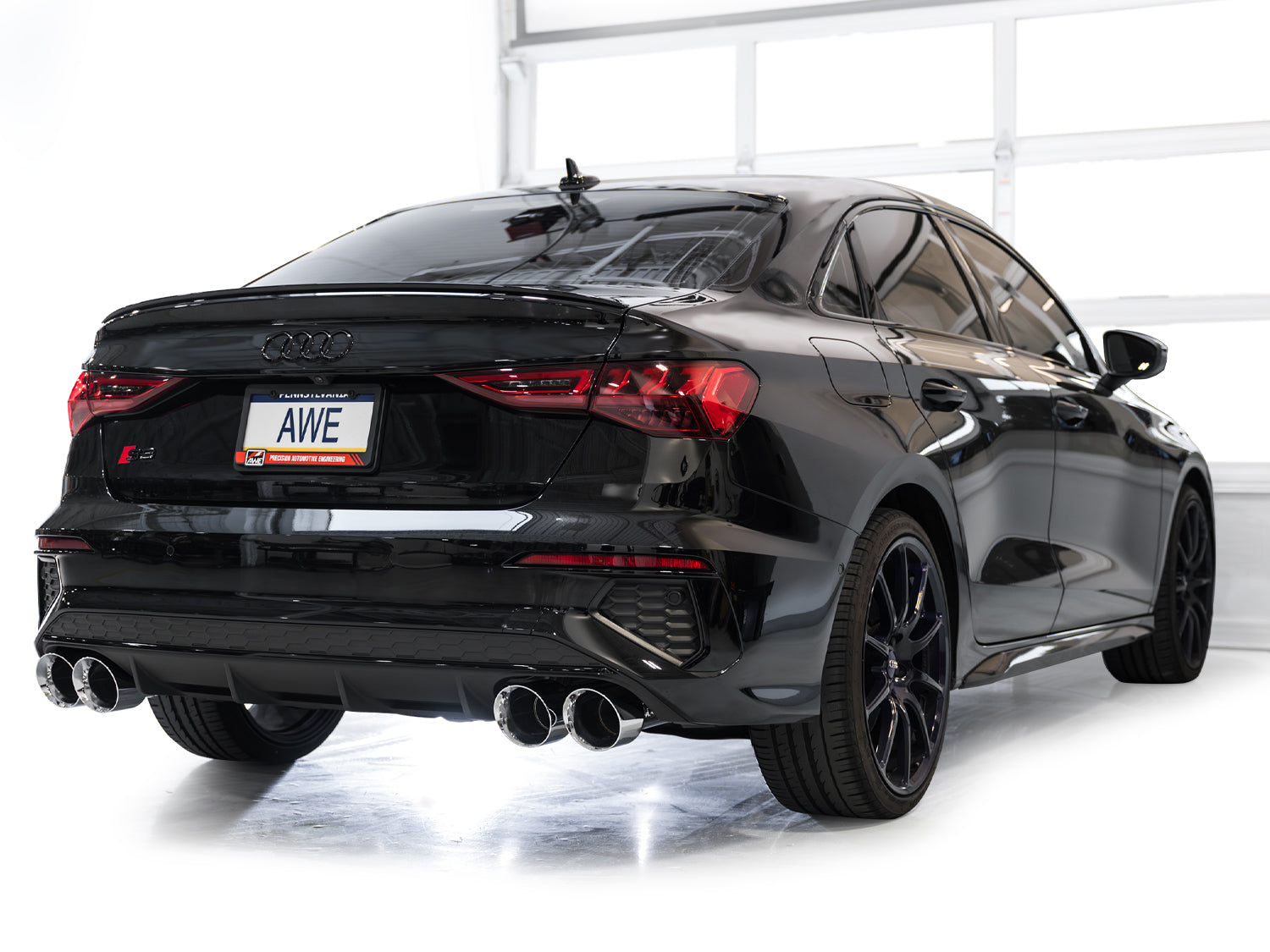 AWE Tuning Touring Edition Exhaust With Chrome Silver Tips - 2022-2024 Audi 8Y S3 - STREETUNED