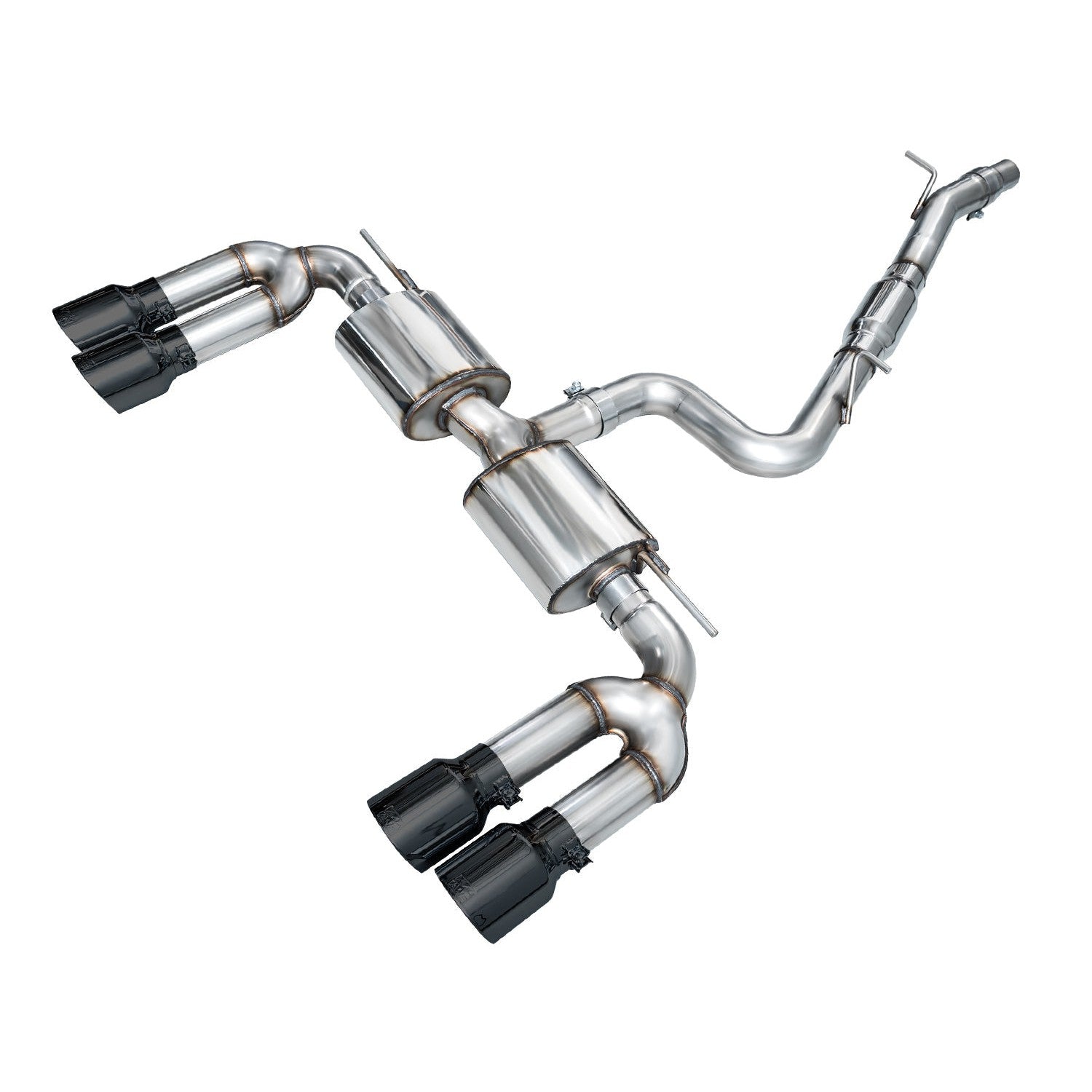 AWE Tuning 2022-2024 Audi 8Y S3 Touring Edition Exhaust - Diamond Black Tips - STREETUNED