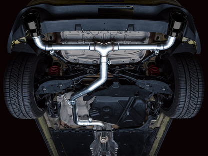 AWE Tuning Track Edition Exhaust with Diamond Black Tips - 2022-2024 Volkswagen MK8 GTI - STREETUNED